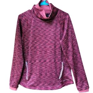 Spyder Active Double Mock Neck Fleece Pullover Size L